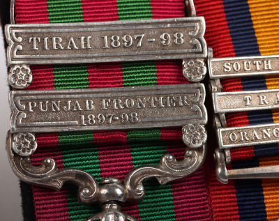 Victorian Campaign Medal Pair to the Oxfordshire Light Infantry - 3
