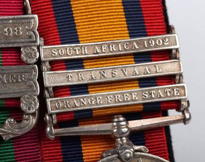 Victorian Campaign Medal Pair to the Oxfordshire Light Infantry - 4
