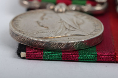 Victorian Campaign Medal Pair to the Oxfordshire Light Infantry - 5