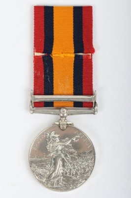 Queens South Africa Medal to the Warwickshire Regiment Mounted Infantry - 2