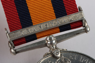 Queens South Africa Medal to the Warwickshire Regiment Mounted Infantry - 3
