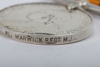 Queens South Africa Medal to the Warwickshire Regiment Mounted Infantry - 5