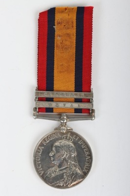 Queens South Africa Medal to the Western Division Royal Garrison Artillery