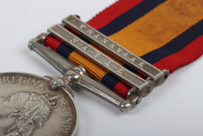 Queens South Africa Medal to the Western Division Royal Garrison Artillery - 3