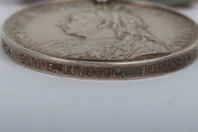 Queens South Africa Medal to the Western Division Royal Garrison Artillery - 4