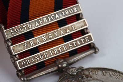 Queens South Africa Medal to the Oxfordshire Light Infantry - 3