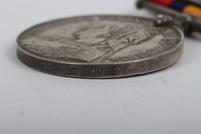 Queens South Africa Medal to the Imperial Light Horse - 5