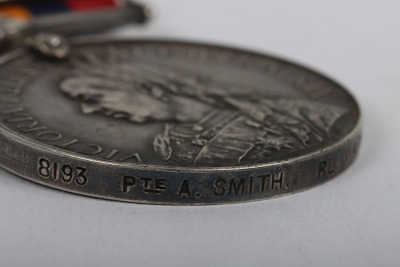 Queens South Africa Medal to the 5th (Militia) Battalion Royal Warwickshire Regiment - 4