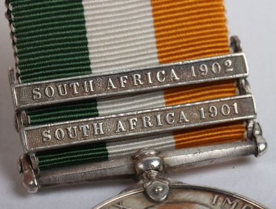 Boer War Campaign Medal Pair to the Hampshire Regiment - 4