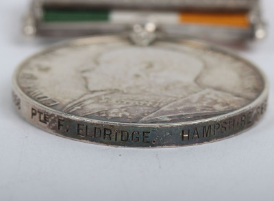 Boer War Campaign Medal Pair to the Hampshire Regiment - 6