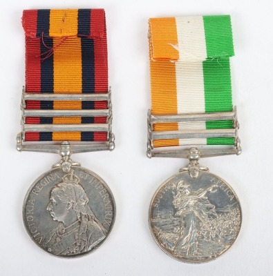 Boer War Campaign Medal Pair to the 7th Dragoon Guards - 2