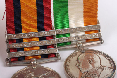 Boer War Campaign Medal Pair to the 7th Dragoon Guards - 3