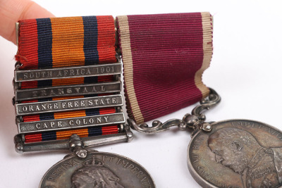 A Second Boer War Long Service Pair of Medals to the Western Division Royal Garrison Artillery - 3