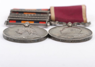 A Second Boer War Long Service Pair of Medals to the Western Division Royal Garrison Artillery - 4