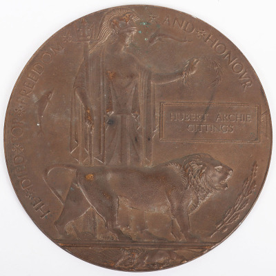 Great War 1918 Memorial Plaque 5th Battalion Gloucestershire Regiment
