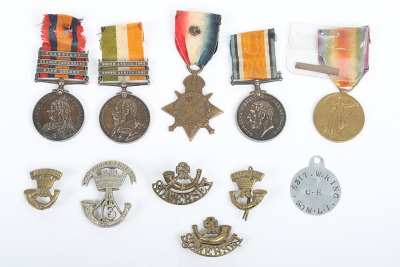 A Good &lsquo;Old Contemptable&rsquo; Medal Group of Five to the Somerset Light Infantry