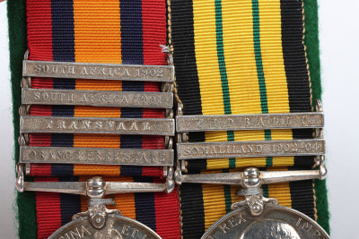 Pair of Medals for Service in Africa to a Recipient in the Kings Royal Rifle Corps who Died of Wounds in the Great War, - 3