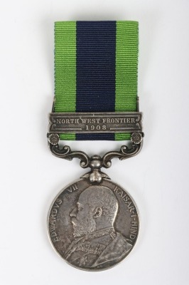India General Service Medal to the Royal Warwickshire Regiment