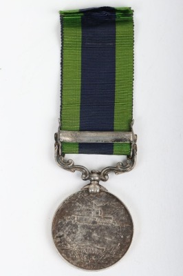 India General Service Medal for Service on the North West Frontier in 1908 to a Recipient who was Killed in Action During the Great War - 2