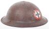 WW2 British Home Front National ARP for Animals Guards Steel Helmet - 4