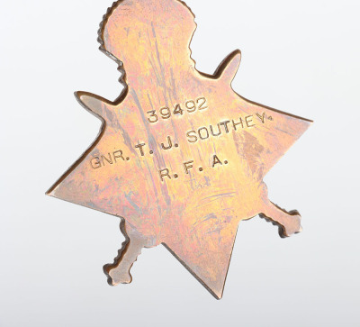 A Great War Military Medal Group of Four to a Sergeant in the Royal Field Artillery who was Killed in Action in August 1917 Whilst Serving with the Royal Engineers - 3