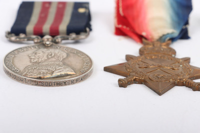 A Great War Military Medal Group of Four to a Sergeant in the Royal Field Artillery who was Killed in Action in August 1917 Whilst Serving with the Royal Engineers - 4