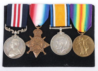 A Great War Military Medal Group of Four to the Royal Garrison Artillery