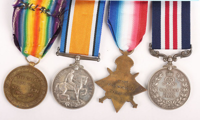 A Great War Military Medal and Mentioned in Despatches Medal Group of Four to the Kings Royal Rifle Corps - 2