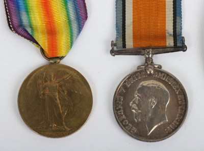 September 1914 Died of Wounds Medal Pair and Memorial Plaque to the Hampshire Regiment - 3