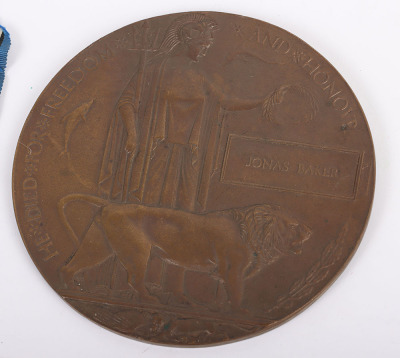 September 1914 Died of Wounds Medal Pair and Memorial Plaque to the Hampshire Regiment - 5