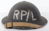 WW2 British Home Front Steel Helmet for Repair Party Line