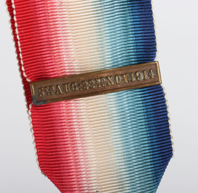 November 1914 Killed in Action 1914 Star Medal Trio and Memorial Plaque Group to the Hampshire Regiment - 5