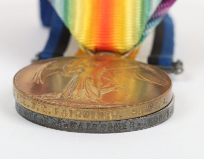 November 1914 Killed in Action 1914 Star Medal Trio and Memorial Plaque Group to the Hampshire Regiment - 7