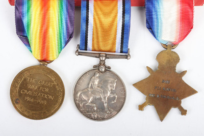 March 1918 German Spring Offensive Killed in Action Medal Trio to the Oxfordshire and Buckinghamshire Light Infantry - 2