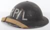 WW2 British Home Front Steel Helmet for Repair Party Line - 3