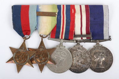 Royal Navy Long Service Medal Group of Five Covering Service in the Second World War and Later