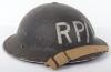 WW2 British Home Front Steel Helmet for Repair Party Line - 4