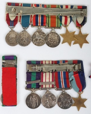 Miniature Order of the British Empire Civil Division CBE and Royal Red Cross Decoration Pair - 7