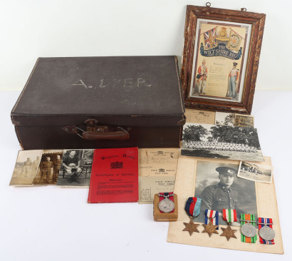 A Superb May 1940, Fall of France Battle of the River Scarpe Distinguished Conduct Medal Group of Six to the Wiltshire Regiment,