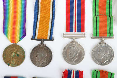 A Poignant First and Second World War Family Medal Grouping to the Lamb Family from Walmer in Kent - 3