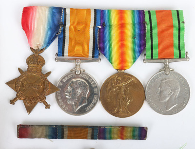Father and Son Medal Grouping to the Cox Family from Stalybridge, Cheshire Covering Service in Both World Wars - 3