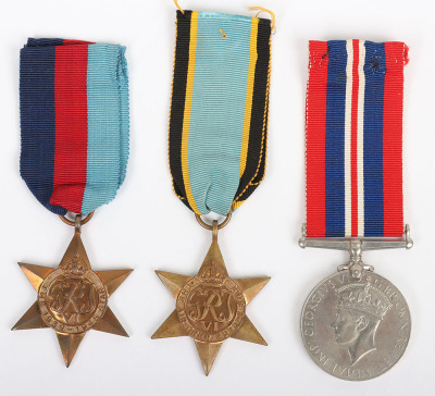 WW2 Royal Air Force Bomber Command No15 Squadron 1941 Killed in Action Medal Group of Three - 2