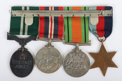 Second World War Royal Air Force Volunteer Reserve Mentioned in Despatches and Long Service Medal Group of Four to an Officer - 2