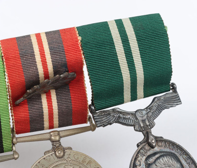 Second World War Royal Air Force Volunteer Reserve Mentioned in Despatches and Long Service Medal Group of Four to an Officer - 3