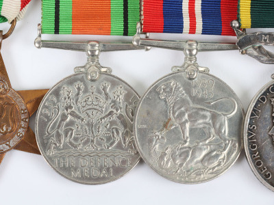 Second World War 8th Army Militia Long Service Medal Group of Seven - 4