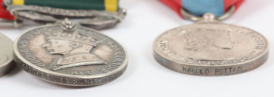 Second World War 8th Army Militia Long Service Medal Group of Seven - 6