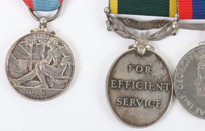 Second World War 8th Army Militia Long Service Medal Group of Seven - 10
