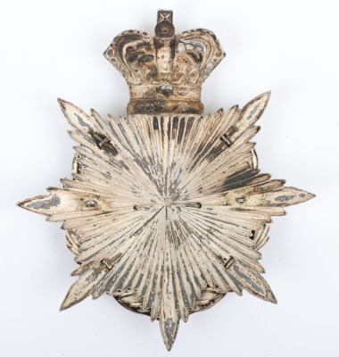 Victorian 2nd Volunteer Battalion Hampshire Regiment Officers Home Service Helmet Plate - 2