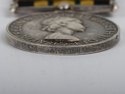 Africa General Service Medal to the Royal Air Force for the Mau Mau Rebellion - 4