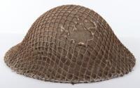 WW2 British Royal Artillery Marked Combat Helmet